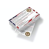 50 ADA Service Dog Information Cards - New, Larger Print on Both Sides - States Handler's Legal Rights to Uninformed Business Personnel