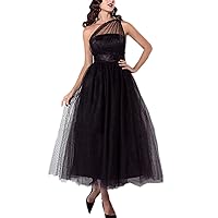 Women's Little Black Dress 50s 60s 80s Vintage Prom Dresses Evening Cocktail Gown