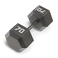 Marcy Cast Iron Hex Dumbbells Collection - Available size from 3-lb to 100-lb, SOLD INDIVIDUALLY