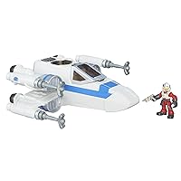 STAR WARS Galactic Heroes Po Damerons X-Wing and Po Dameron Action Figure