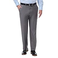 Haggar Mens Premium Comfort Classic Fit Flat Front Dress Pants - Regular and Big and Tall Sizes