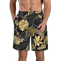 Mens Swim Trunks Quick Dry Beach Board Shorts Novelty Swimwear Bathing Suits with Pockets and Mesh Lining