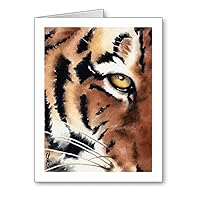 Tiger - Set of 10 Note Cards With Envelopes