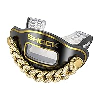 Shock Doctor Max Air Flow 3D Bling Chain Black/Gold OSFA