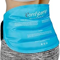 Comfytemp Large Ice Pack for Back Pain Relief and Wisdom Teeth Ice Pack Head Wrap Bundles
