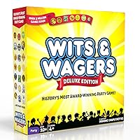 North Star Games Wits & Wagers Deluxe Board Game Award Winning Trivia Game - 4+ Players - Ultimate Party Game for Family, Teens and Adults.