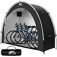 Bike Storage Shed Tent,Outdoor Portable Bicycle Storage Sheds with 210D Oxford Fabric PU4000 Waterproof for 2/3/4/5 Bikes,Bike Covers Shelter for Motorcycle,Garden Tools,Toys,Lawn Mover