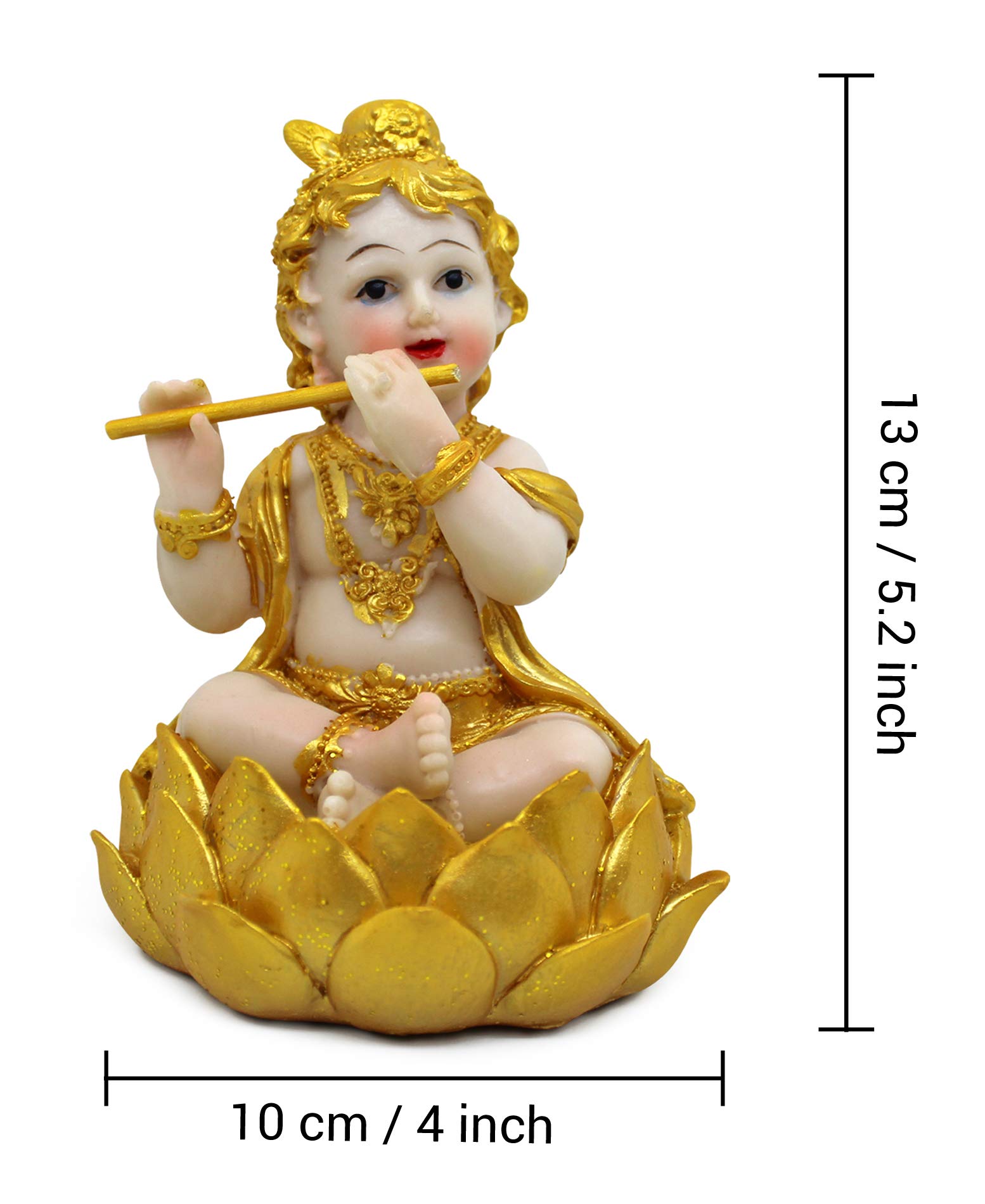 Mua TIED RIBBONS Krishna Statue Hindu God Resin Statue | 5.2 X 4 ...