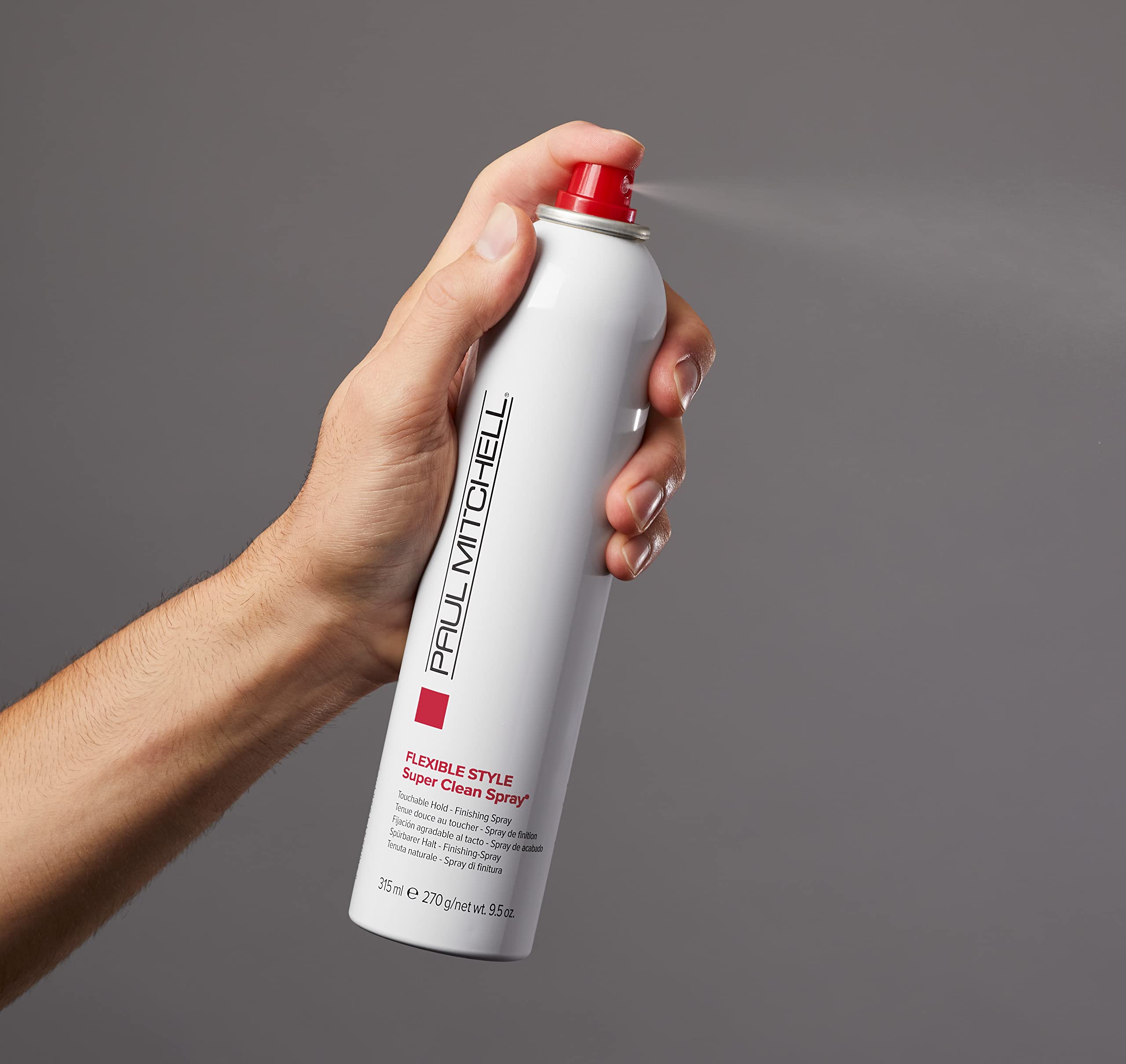 Paul Mitchell Super Clean Spray, Flexible Hold, Touchable Finish, For All Hair Types, 9.5 oz