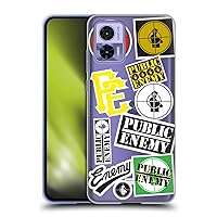 Head Case Designs Officially Licensed Public Enemy Collage Graphics Soft Gel Case Compatible with Motorola Edge 30 Neo 5G