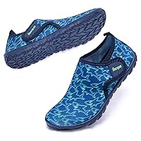 Racqua Boy's Girl's Kids Water Shoes Barefoot Swim Quick Dry Lightweight Sport Aqua Shoes(Little Kid/Big Kid)