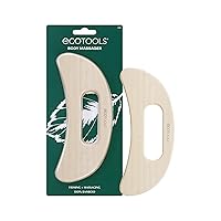 EcoTools Wooden Body Massager, Relieve Sore Muscles, Wood Massager Tool for Body, Unique Shape Provides Relaxation & Relieves Muscle Tension, Eco Friendly, Cruelty-Free, & Vegan, 1 Count