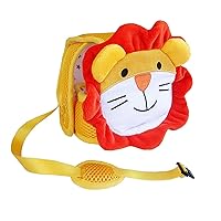 Adjustable AntiFall Shockproof Baby Toddler Safety Head Protection Helmet Kids Hat for Walking Breathable Hat 713 (Color : Lion)