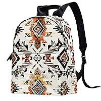 Travel Backpack for Men,Backpack for Women,Ethnic Style Floral Pattern Boho,Backpack