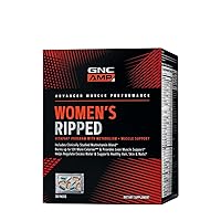 GNC AMP Women's Ripped Vitapak | Developed for Metabolism & Muscle Support | 30 Count