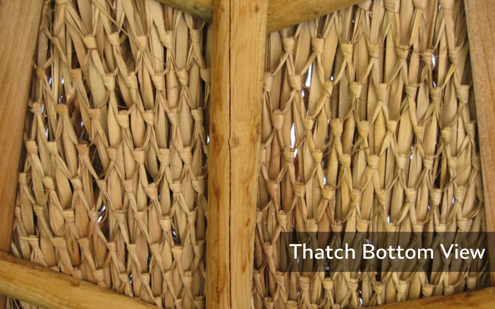FOREVER BAMBOO Mexican Thatch Roof Runner Roll Duck Blind Grass Tiki Hut Thatch Duck Boat Blinds Palapa Thatch Roofing for Tiki Bar Huts, Tan, 35