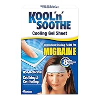 Kool 'n' Soothe Migraine Cooling Strips - 1 Pack of 4