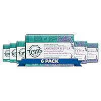 Natural Beauty Bar Soap, Lavender & Shea With Raw Shea Butter, 5 oz. 6-Pack (Packaging May Vary)