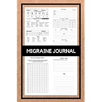Migraine Journal: A Daily Tracking Journal and Log book for Migraine and Chronic Headaches Management | Record and Monitor Symptoms, Triggers identification, Relief Measures … | Simple Kraft Theme