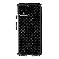tech21 Evo Check Phone Case for Google Pixel 4 - Smokey/Black - Antimicrobial BioShield with 12ft Drop Protection