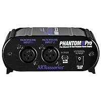 ART Phantom II Pro 2-Channel 48V Phantom Power Supply