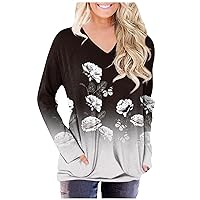 Plus Size Tshirt Shirts for Women T Shirts for Women Womens Shirts Shirts Going Out Tops Black Blouses for Women Womens Long Sleeve Shirts Shirts for Black XXL
