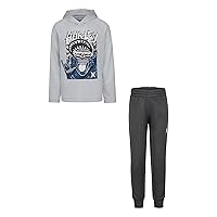 Hurley baby-boys Long Sleeve Hooded Top and Jogger Pants 2-piece Outfit Set