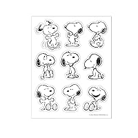 Eureka Peanuts Snoopy Extra Large Stickers for Kids and Teachers, Multicolor, 36 Pieces