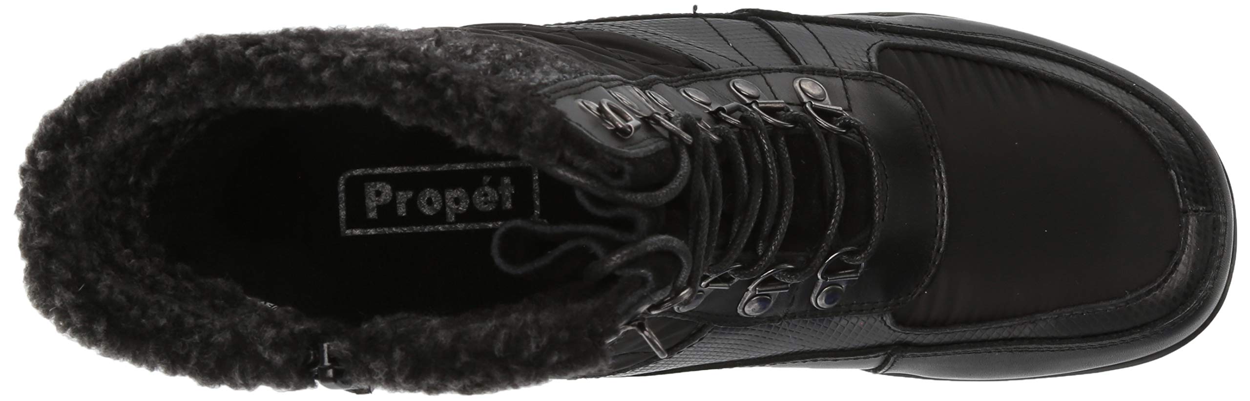 Propét Women's Delaney Frost Snow Boot, Black, 6 X-Wide