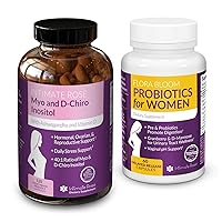 Save 10% on Myo-Inositol & D-Chiro Inositol 40:1 Blend & Vaginal Probiotics for Women pH Balance Bundle