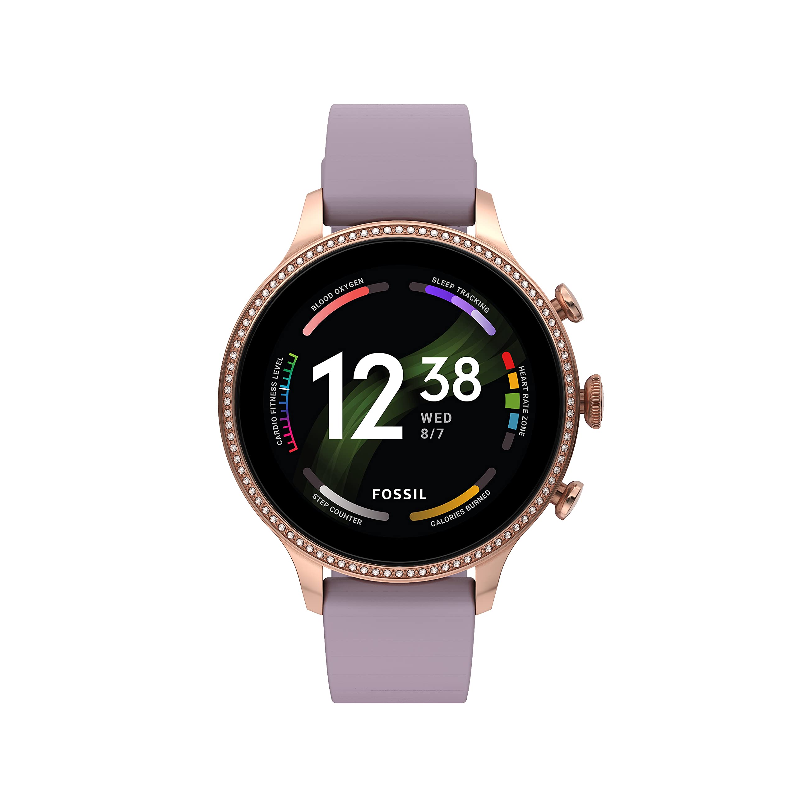 Fossil Gen 6 42mm Touchscreen Smartwatch with Alexa Built-In, Heart Rate, Blood Oxygen, GPS, Contactless Payments, Speaker, Smartphone Notifications