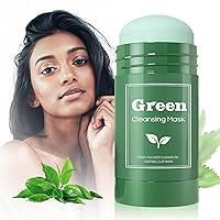 Green Tea Purifying Clay Face Mask, Blackhead Remover Mask, Moisturizing, Oil Control, Green Tea Deep Cleanse Mud Mask Stick for All Skin Types of Women&Men (1 PCS)