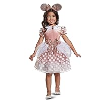 Rose Gold Minnie Mouse Classic Toddler Girl Costume