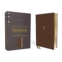 NASB, Thompson Chain-Reference Bible, Leathersoft, Brown, 1995 Text, Red Letter, Comfort Print NASB, Thompson Chain-Reference Bible, Leathersoft, Brown, 1995 Text, Red Letter, Comfort Print Imitation Leather