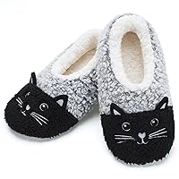 Cute Animal Slippers for Kids Girls Women, Fuzzy House Socks with Soft Anti-Skid Soles - Unique Gifts for Mom and Animal Lovers!