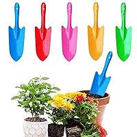 Mini Colorful Metal Hand Shovel for Gardening, 5Pcs Kids Shovels for Digging, Sand Shovels Tools for Beach, Garden Tools for Flower Soil Planting, Gardening Gift for Kids