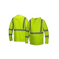 Pyramex Safety Workwear Pullover Hoodie Long Sleeve ANSI Type R Class 3