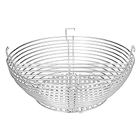 Kamado Joe Stainless Steel Charcoal Basket Grill Accessory to Create Multiple Cook Zones for All Classic Joe 18-inch Charcoal Grill and Smokers, Model KJ-MCC23