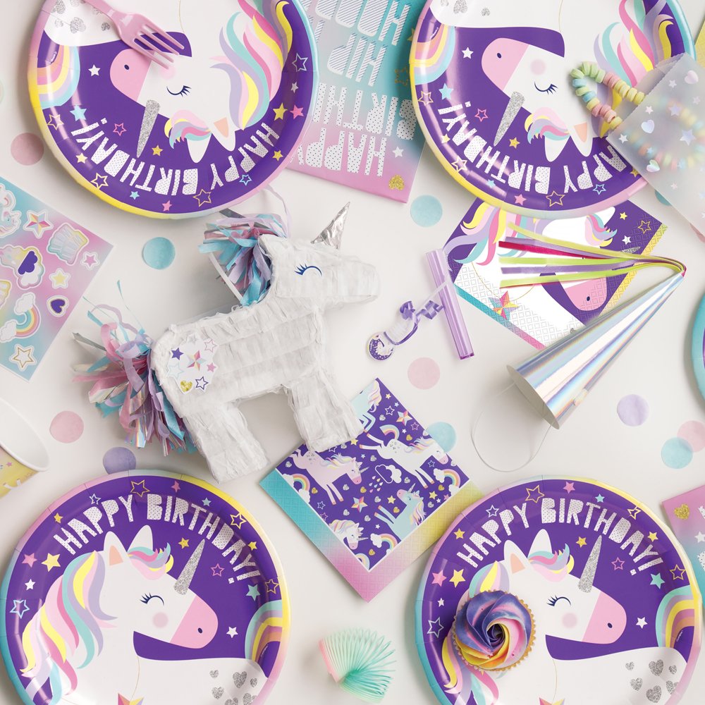 Unique Unicorn Party Luncheon Paper Napkins | 7' x 7' | 16 Pcs