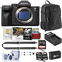 Sony Alpha a7S III Mirrorless Digital Camera - Bundle with Strap, Extra Battery, Charger, Backpack, Corel Mac Software Kit, SD Card Case, Cleaning Kit, 64GB SD Card