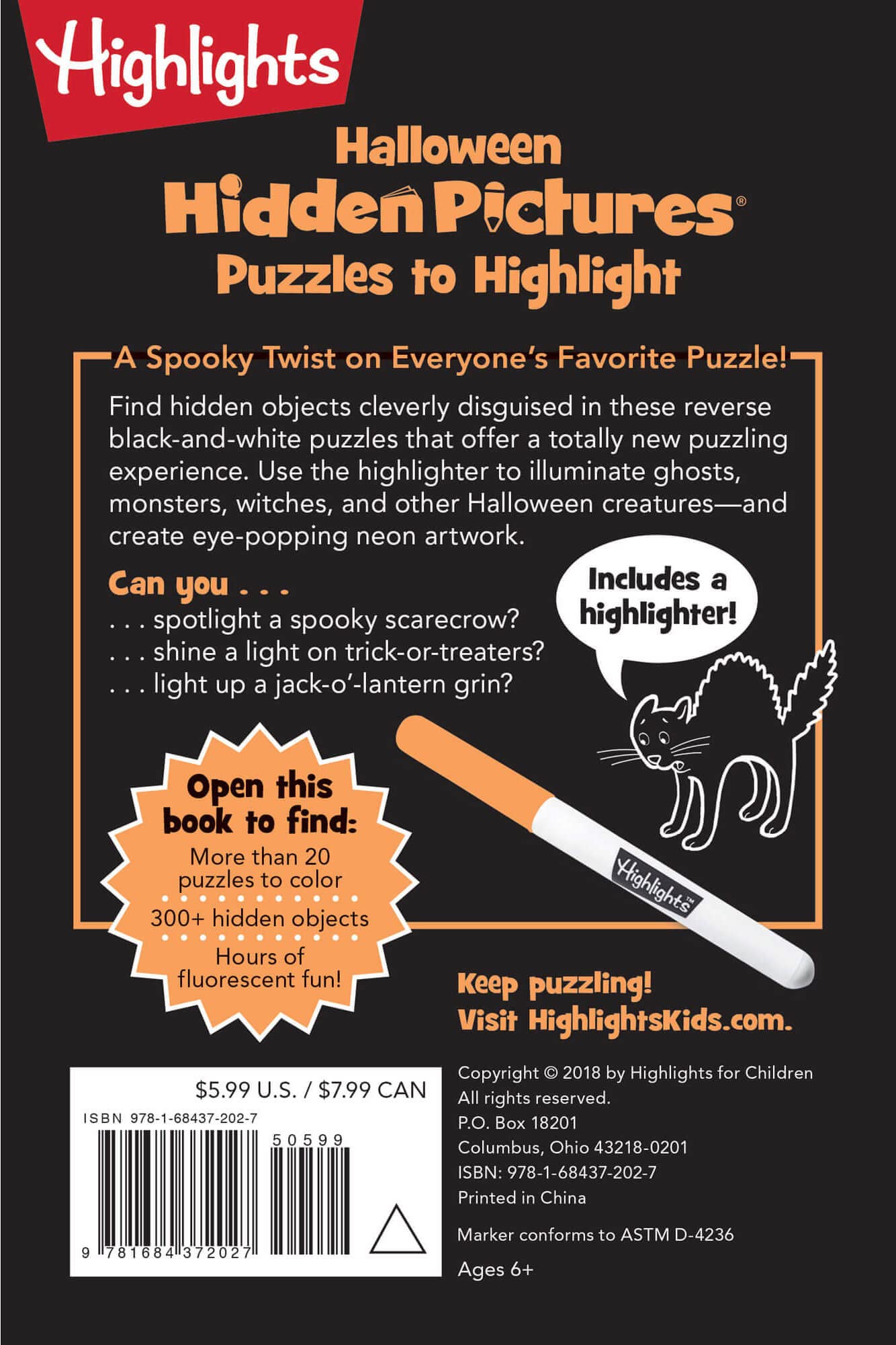 Halloween Hidden Pictures Puzzles to Highlight (Highlights™ Hidden Pictures® Puzzles to Highlight Activity Books)
