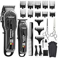 Cordless Hair Clippers Haircut Machine Trimmer Kit Set for Men Professional Barber Supplies Hair Cutting Kit Barber Accessories Hair Clipper Maquina De Cortar Cabello