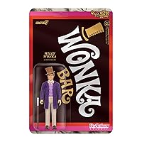 Super7 Willy Wonka & The Chocolate Factory Reaction Figures Wave 01 - Willy Wonka Action Figure Classic Collectibles and Retro Toys