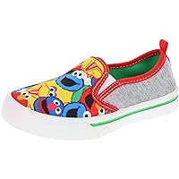 Sesame Street Elmo Shoes,Slip On Sneaker Toddler,Indoor Outdoor Bottom,Toddler Size 5 to 10