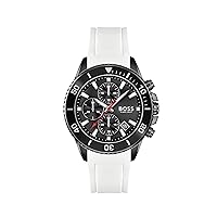 BOSS Men's Chronograph Quartz Watch Admiral with Stainless Steel Mesh Band