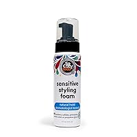 SoCozy Kids Sensitive Styling Foam - Sensitive Foam For Kids w/Straight or Curly Hair - Gentle Natural Hold Styler, Rosemary (6 fl oz)