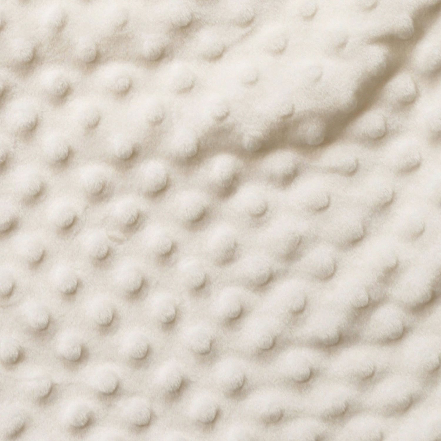 HALO Sleepsack Wearable Blanket, TOG 1.5, Velboa, Cream Plush Dots, Large