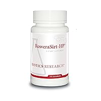 Biotics Research ResveraSirt HP Formulated by Dr. Mark Houston, Trans Resveratrol, Quercetin, Increase Sirtuin Activity, Cardiovascular Support, Heart Power, Vascular Support. 30 Caps