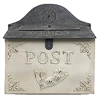 I Vintage Style Post Box I Nostalgic Charm Home Decor I Farmhouse Design I 12.75