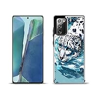 Phone Case with Card Holder for Samsung Galaxy S20 S21 S22 S23 S24 Plus Ultra FE Note20 Note20 Ultra with Snow Leopard-AC10